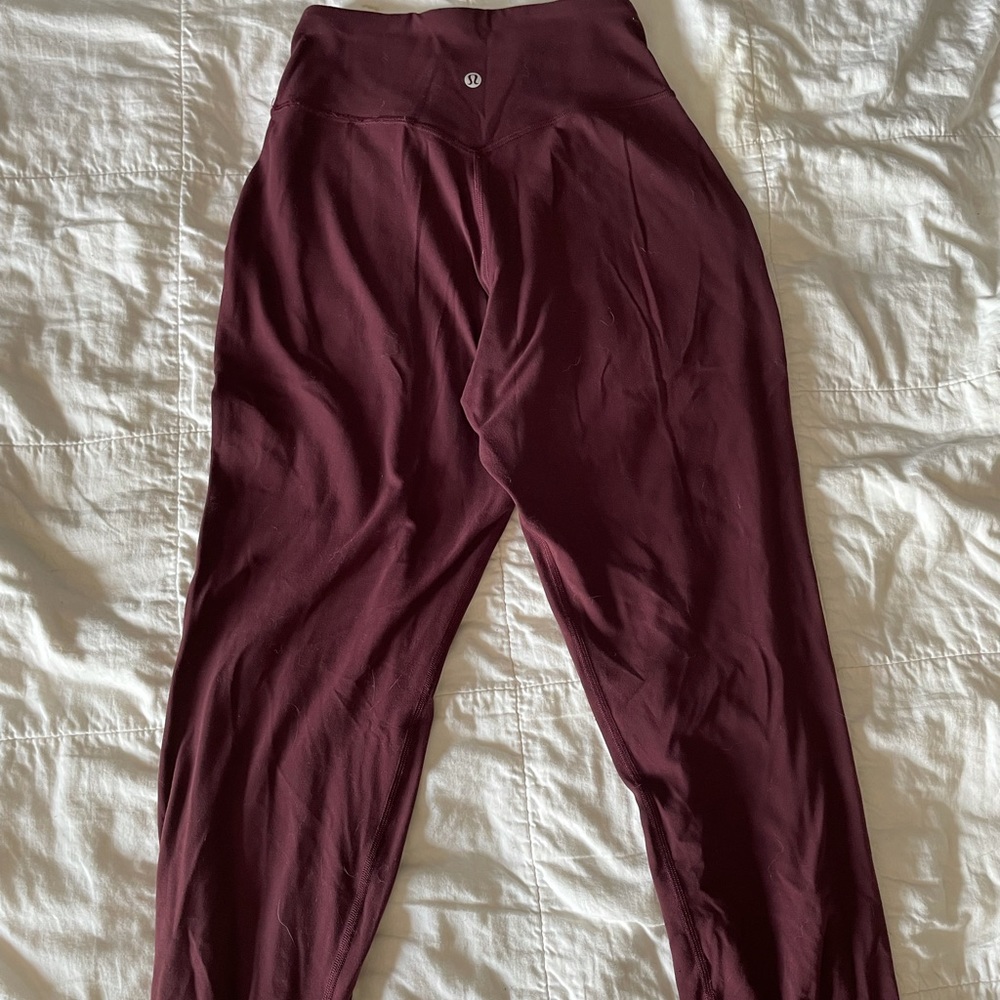 Maroon Lululemon Align Joggers